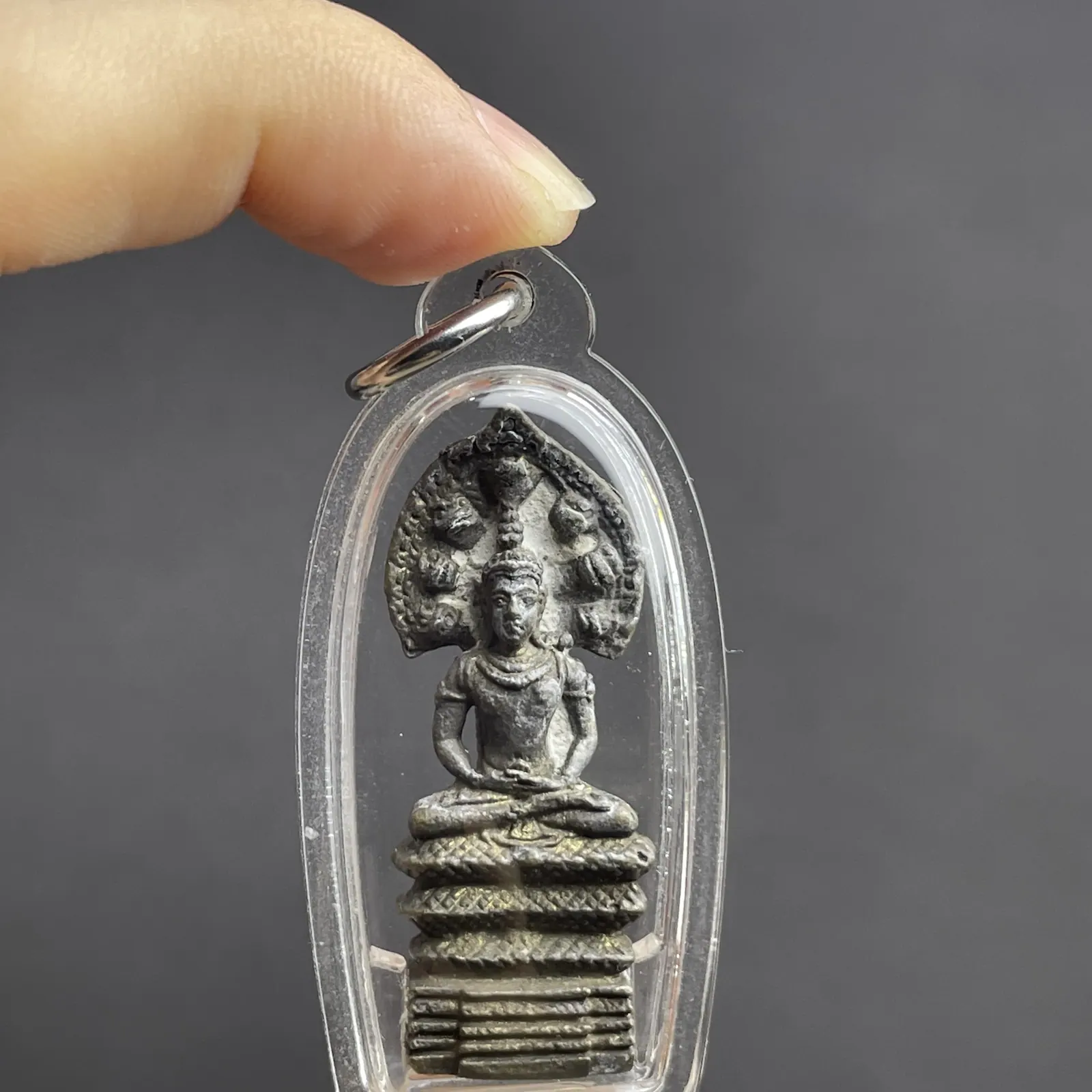七龙佛 泽度金 七头那伽护顶独立小铸像 第一期