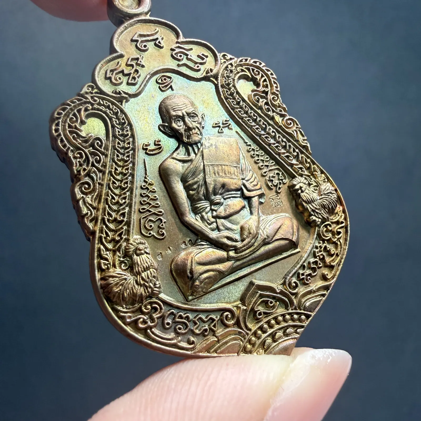 龙婆瑞 随心而富自身 瑞谭斋 红铜